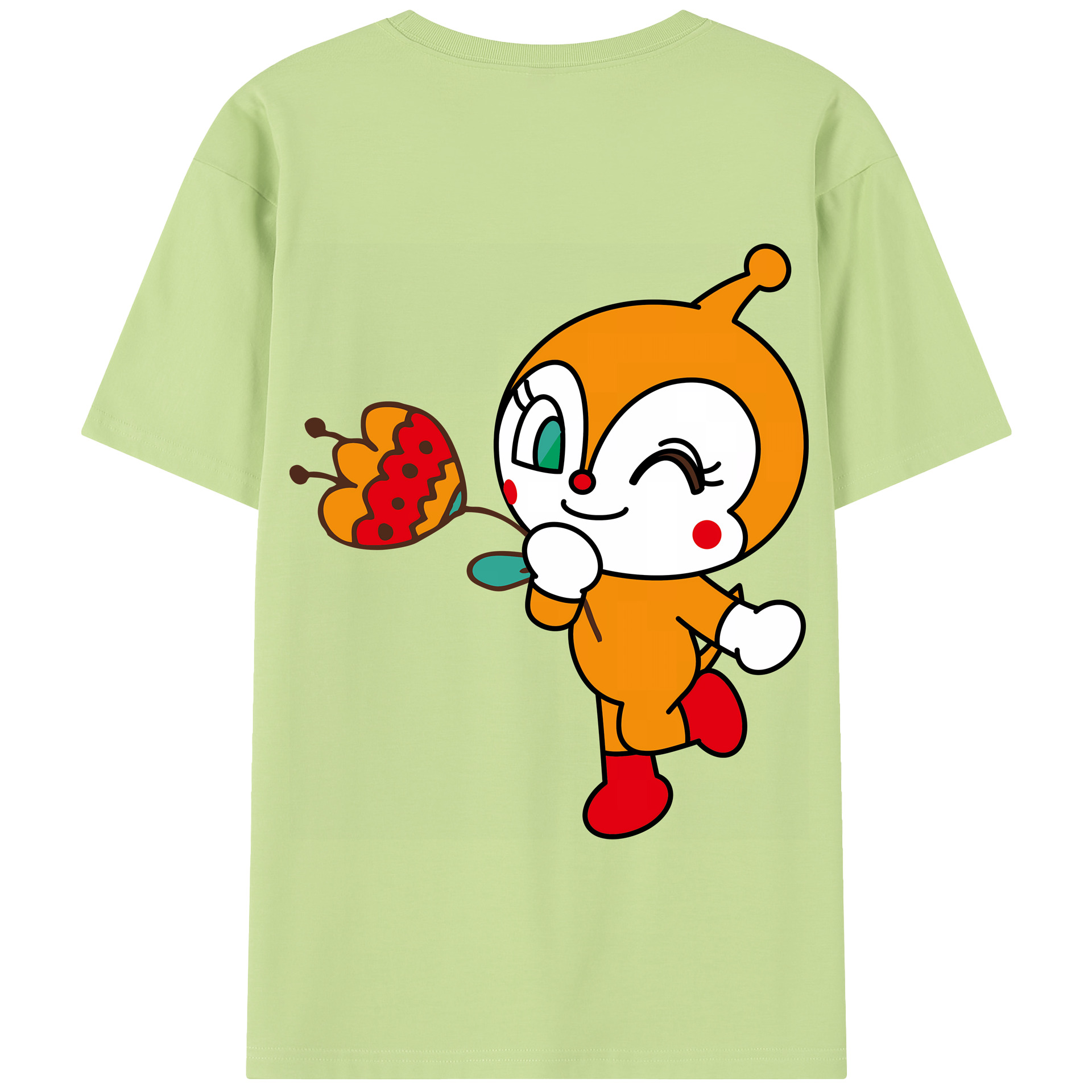 アンパンマン Anpanman 綿100％半袖Tシャツ（背面プリント）